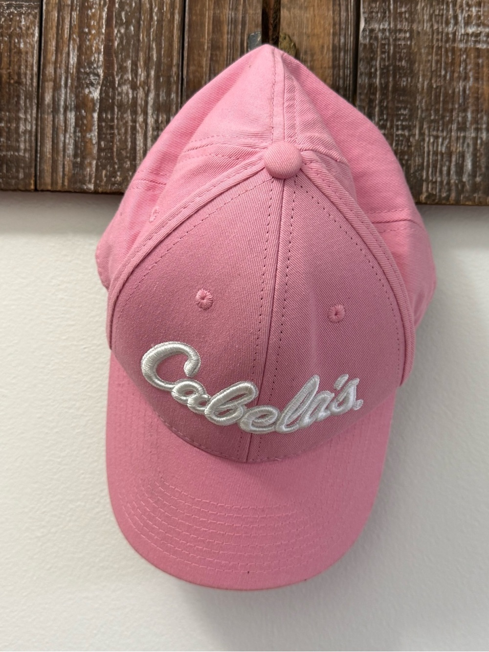 Cabela's Pink Kids Logo Baseball Hat